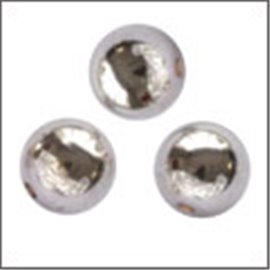 Apprêts Boules de Métal qualité premium - Ronde/3 mm - Argenté