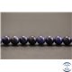 Perles en sodalite d'Afrique du Sud - Rondes/6mm - Grade A+