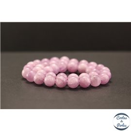 Perles en kunzite - Rondes/10mm - Grade AA+