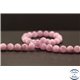 Perles en kunzite - Rondes/10mm - Grade AA+