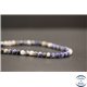 Perles en sodalite d'Afrique du Sud - Rondes/4mm - Grade AB