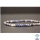 Perles en sodalite d'Afrique du Sud - Rondes/4mm - Grade AB