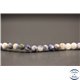 Perles en sodalite d'Afrique du Sud - Rondes/4mm - Grade AB