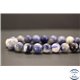 Perles en sodalite d'Afrique du Sud - Rondes/12mm - Grade AB