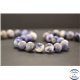 Perles en sodalite d'Afrique du Sud - Rondes/12mm - Grade AB