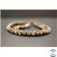 Perles en opale marron d'Afrique - Rondes/6mm - Grade AB