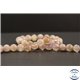 Perles en agate fleur de cerisier - Rondes/10mm - Grade AA