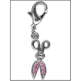 Apprêts Charmes - Ciseaux/20 mm - Rose
