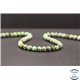 Perles en variscite du Brésil - Rondes/6mm - Grade A+