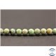 Perles en variscite du Brésil - Rondes/6mm - Grade A+