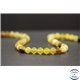 Perles en opale jaune d'Afrique - Rondes/8mm - Grade AB