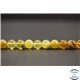 Perles en opale jaune d'Afrique - Rondes/8mm - Grade AB