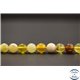 Perles en opale jaune d'Afrique - Rondes/8mm - Grade AB