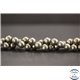 Perles en pyrite des USA - Rondes/8mm - Grade A+