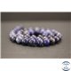 Perles en sodalite d'Afrique du Sud - Rondes/8mm - Grade A+