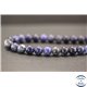 Perles en sodalite d'Afrique du Sud - Rondes/8mm - Grade A+