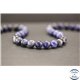 Perles en sodalite d'Afrique du Sud - Rondes/8mm - Grade A+