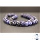 Perles en sodalite d'Afrique du Sud - Rondes/8mm - Grade A+