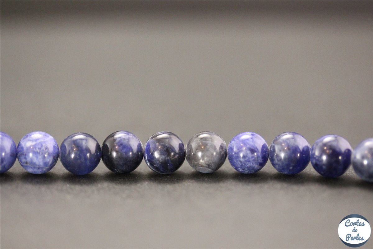 Perles De Sodalite Bleue Naturelle - 242 Pièces, Forme Disque Givré, Trou 0,9 Mm, Pour Fabrication Bijoux DIY Bracelets Colliers