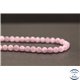 Perles en kunzite - Rondes/6mm - Grade AA