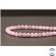 Perles en kunzite - Rondes/6mm - Grade AA+