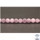 Perles en kunzite - Rondes/6mm - Grade AA+