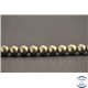 Perles en pyrite des USA - Rondes/6mm - Grade A+