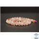 Perles en agate fleur de cerisier - Rondes/6mm - Grade AA