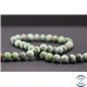 Perles en variscite du Brésil - Rondes/8mm - Grade A+