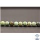 Perles en variscite du Brésil - Rondes/8mm - Grade A+