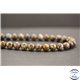 Perles en opale marron d'Afrique - Rondes/8mm - Grade AB