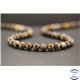 Perles en opale marron d'Afrique - Rondes/8mm - Grade AB