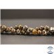 Perles en opale marron d'Afrique - Rondes/8mm - Grade AB