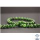 Perles en diopside de Russie - Rondes/8mm - Grade AB+