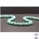 Perles en amazonite du Pérou - Rondes/8mm - Grade AA