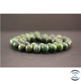 Perles en jade west Africa - Rondes/10mm