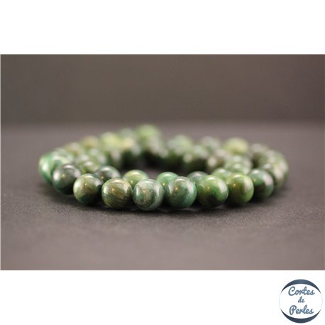 Perles en jade west Africa - Rondes/10mm