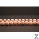 Perles en opale rose d'Afrique - Rondes/10mm - Grade A