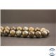 Perles en labradorite dark de Madagascar - Rondes/12mm - Grade AA