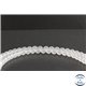 Perles dépolies en cristal de roche - Rondes/6mm - Grade A