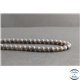 Perles dépolies en quartz fumé du Brésil - Rondes/6mm - Grade A
