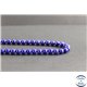 Perles en lapis lazuli d'Afghanistan - Rondes/6mm - Grade AA