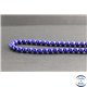 Perles en lapis lazuli d'Afghanistan - Rondes/6mm - Grade AA