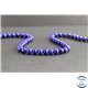 Perles en lapis lazuli d'Afghanistan - Rondes/6mm - Grade AA