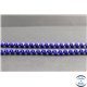 Perles en lapis lazuli d'Afghanistan - Rondes/6mm - Grade AA