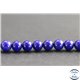 Perles en lapis lazuli d'Afghanistan - Rondes/6mm - Grade AA