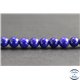 Perles en lapis lazuli d'Afghanistan - Rondes/6mm - Grade AA