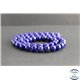 Perles en lapis lazuli d'Afghanistan - Rondes/8mm - Grade AA