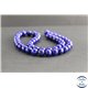 Perles en lapis lazuli d'Afghanistan - Rondes/8mm - Grade AA