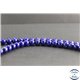 Perles en lapis lazuli d'Afghanistan - Rondes/8mm - Grade AA